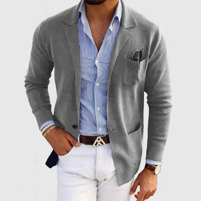 Men's Lightweight Casual Knit Blazer