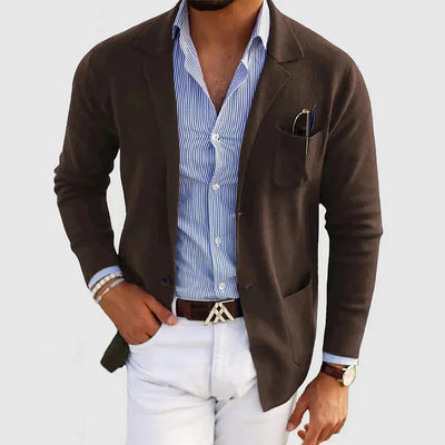 Men's Lightweight Casual Knit Blazer