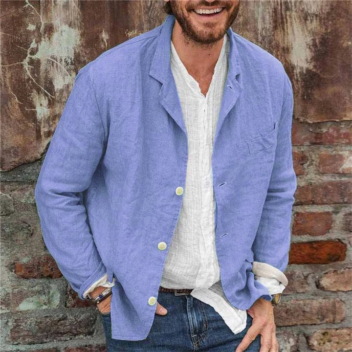 Men's Casual Linen Blazer | Lightweight & Breathable