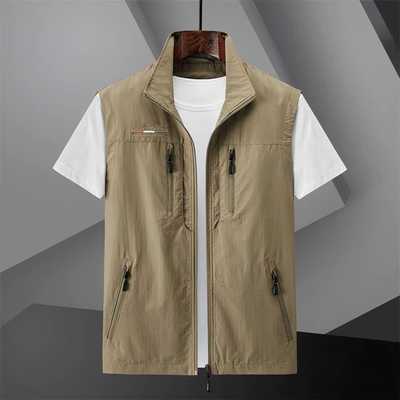 Men's Cotton Utility Pocket Vest