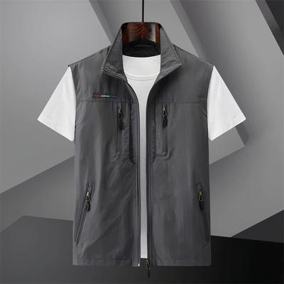Men's Cotton Utility Pocket Vest
