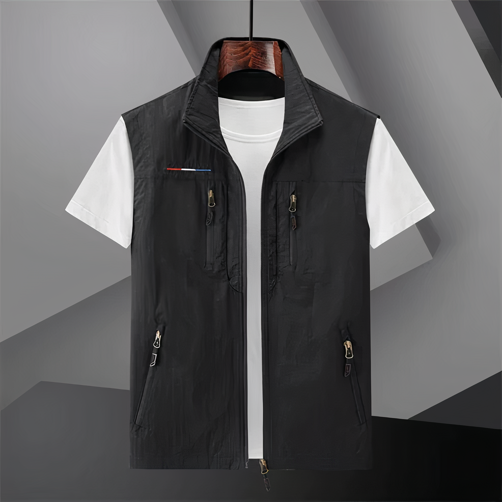 Men's Cotton Utility Pocket Vest