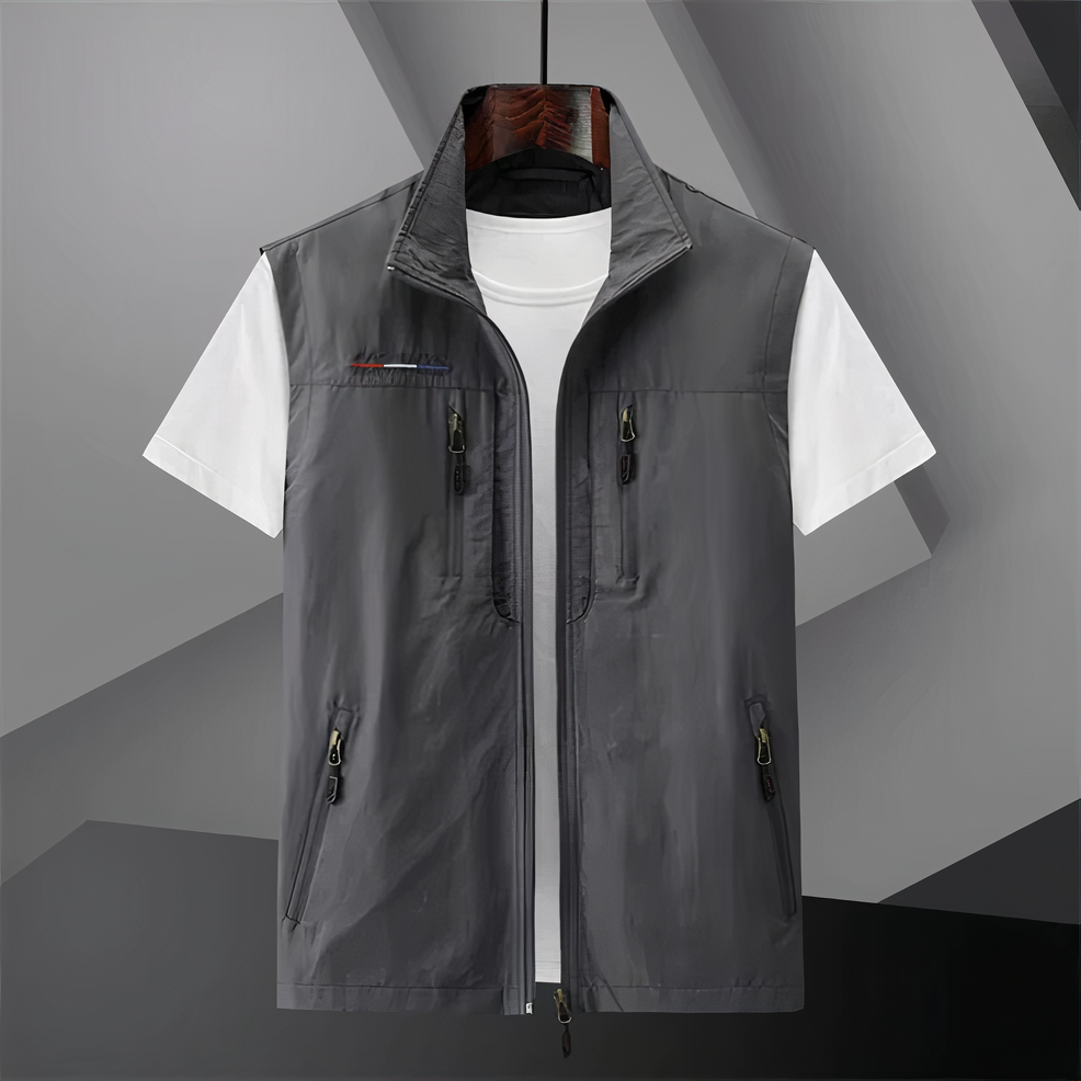 Men's Cotton Utility Pocket Vest