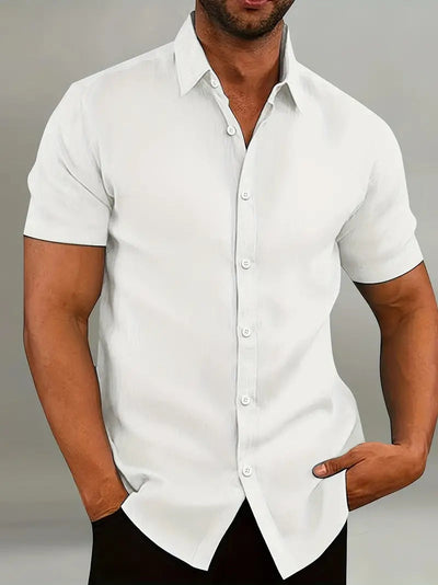 Men's Cotton Short Sleeve Shirt