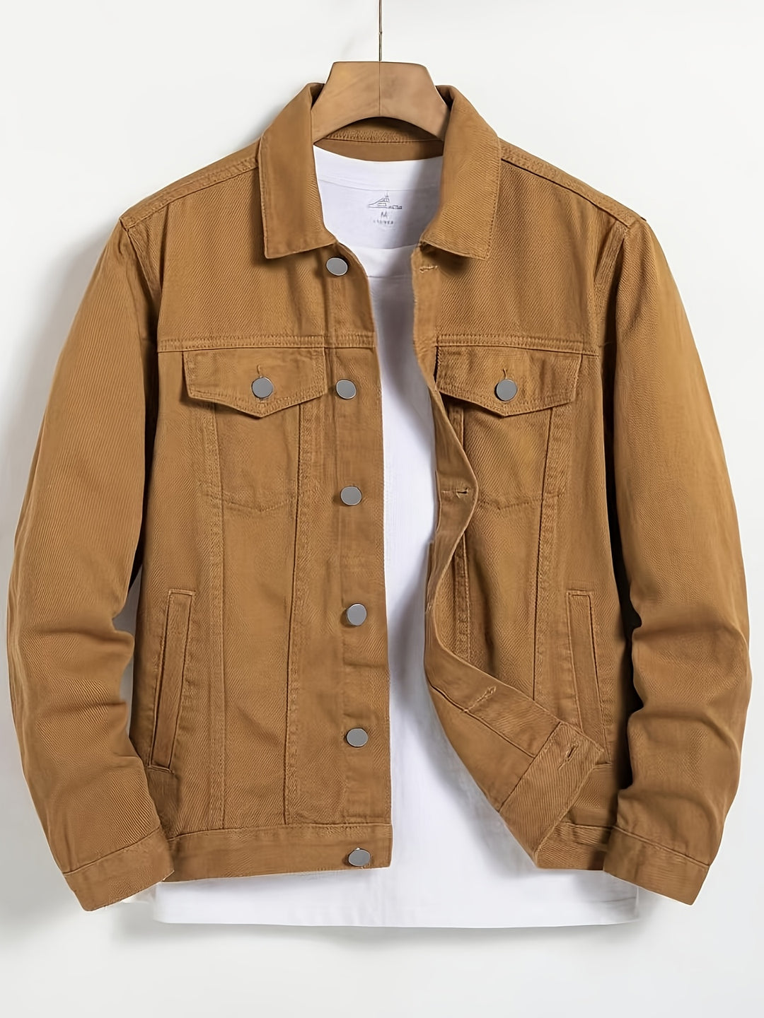 Classic Durable Brown Denim Jacket