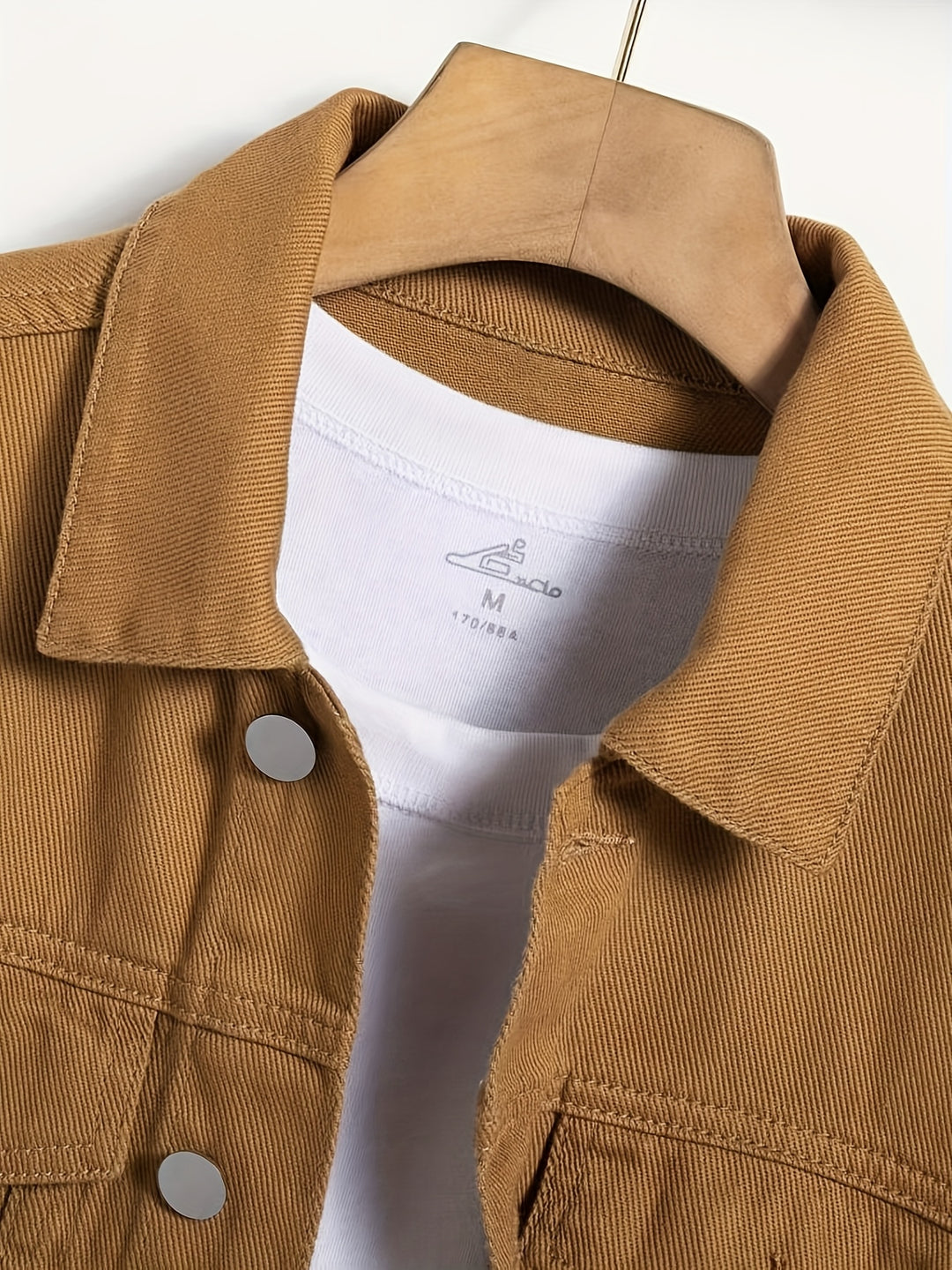 Classic Durable Brown Denim Jacket