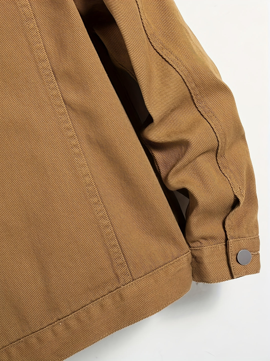 Classic Durable Brown Denim Jacket