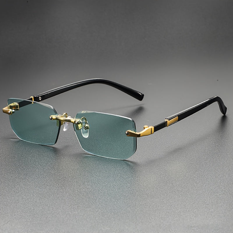 Rimless Retro Men's Glasses