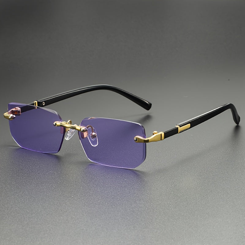 Rimless Retro Men's Glasses