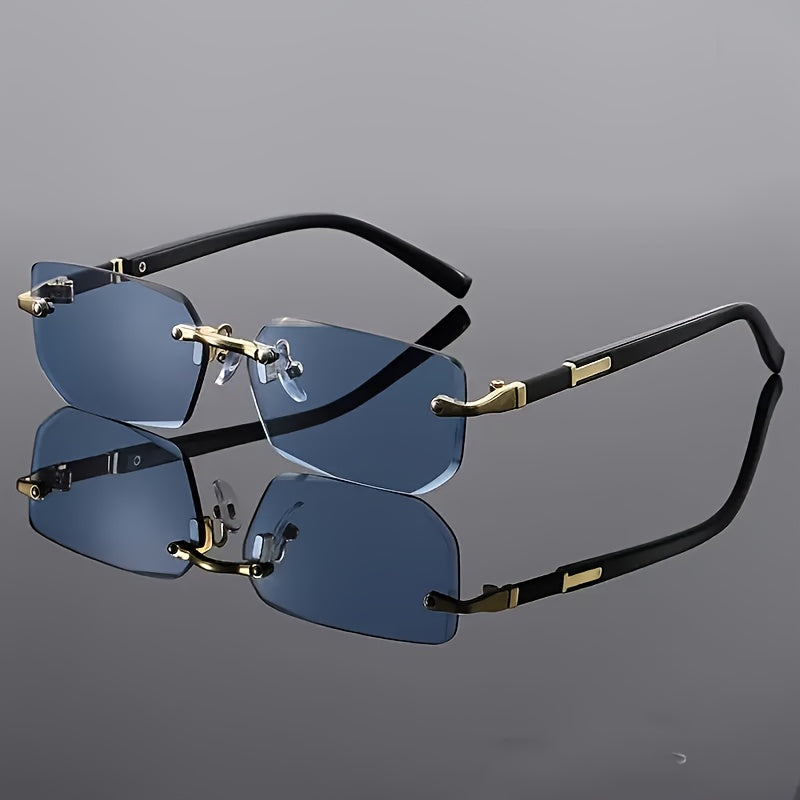 Rimless Retro Men's Glasses