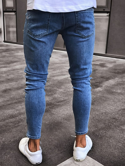 Ripped Slim Fit Men's Jeans