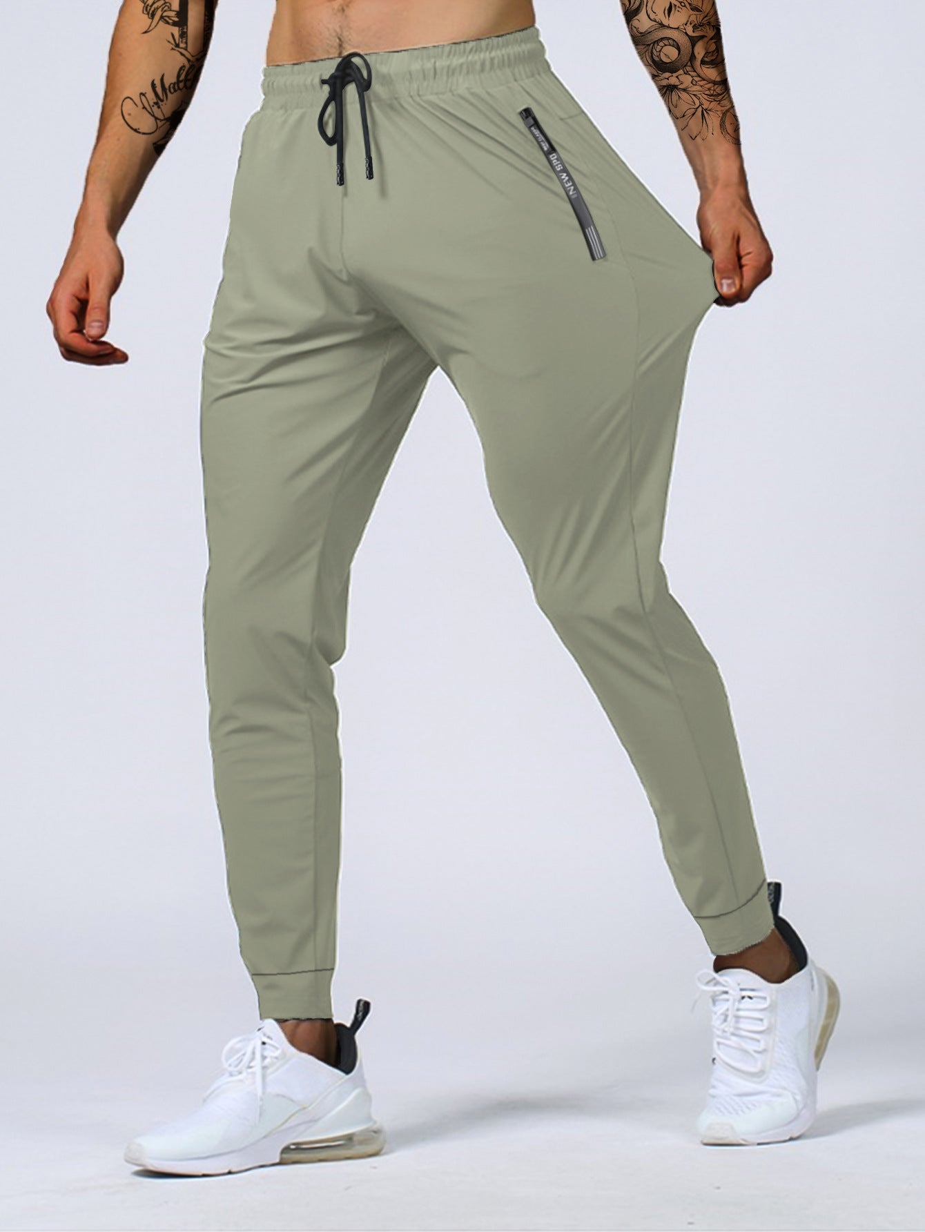 Casual Sporty Drawstring Fit Joggers