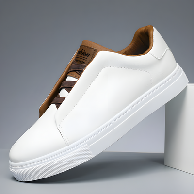 Comfortable Lightweight Leather Sneakers Men