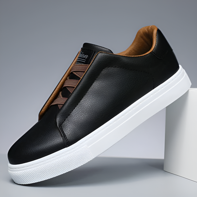 Comfortable Lightweight Leather Sneakers Men