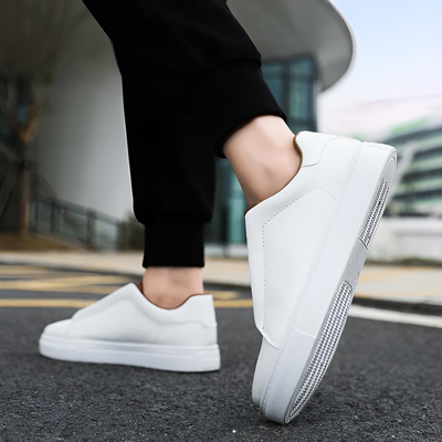 Comfortable Lightweight Leather Sneakers Men