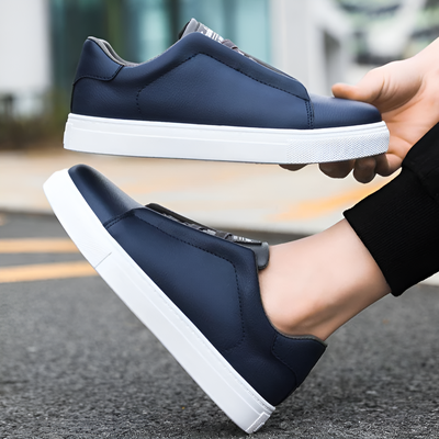 Comfortable Lightweight Leather Sneakers Men