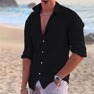 Men's Linen Shirt Relaxed Fit