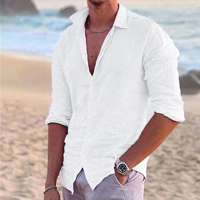 Men's Linen Shirt Relaxed Fit