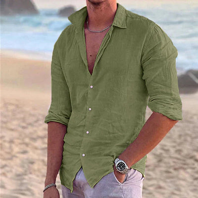 Men's Linen Shirt Relaxed Fit