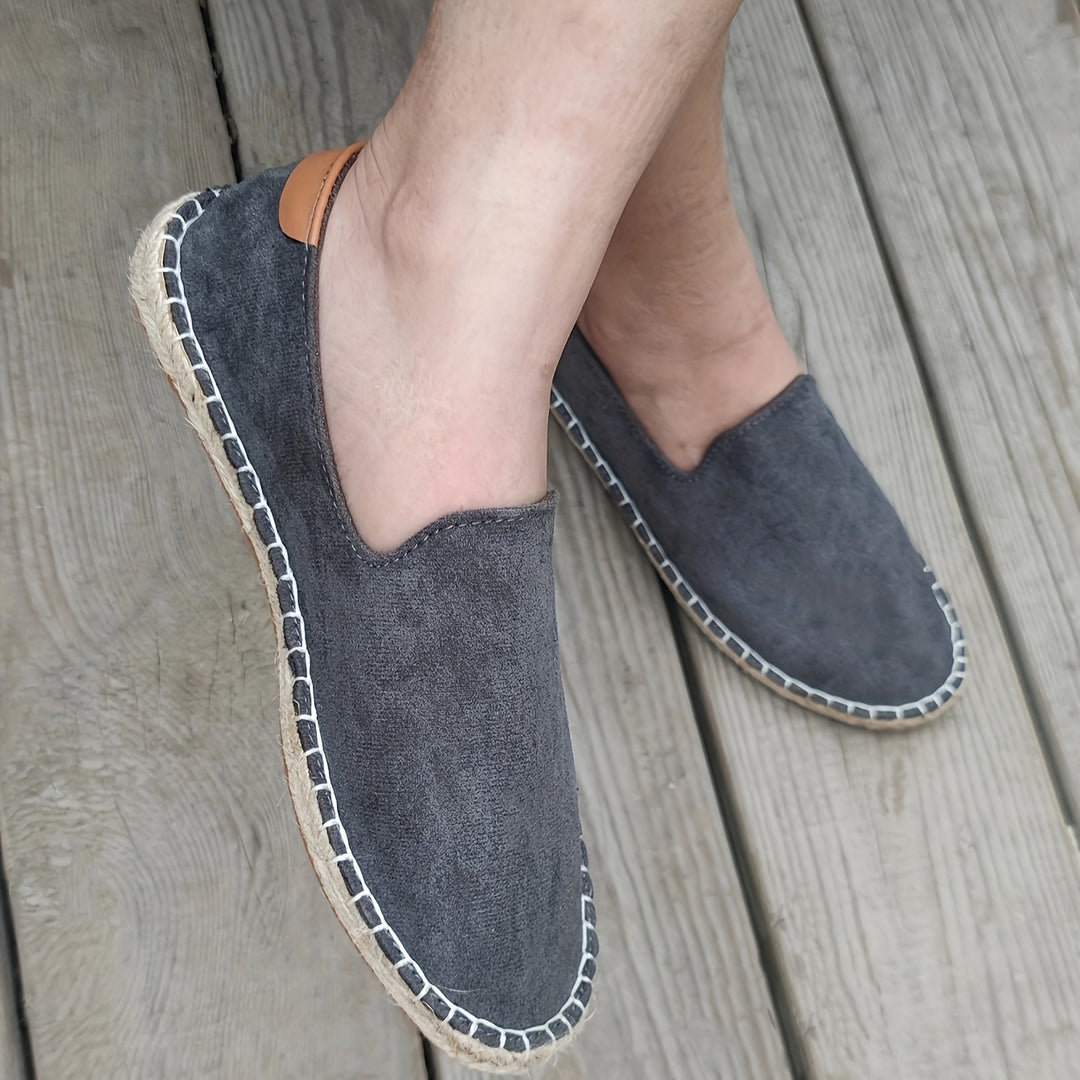 Casual Canvas Slip On Loafers
