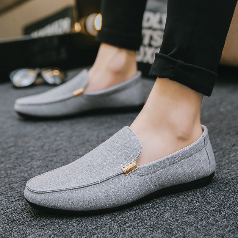 Canvas Slip-On Men's Loafers
