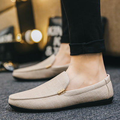 Canvas Slip-On Men's Loafers