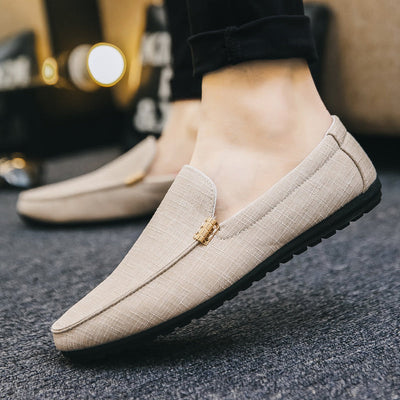 Canvas Slip-On Men's Loafers