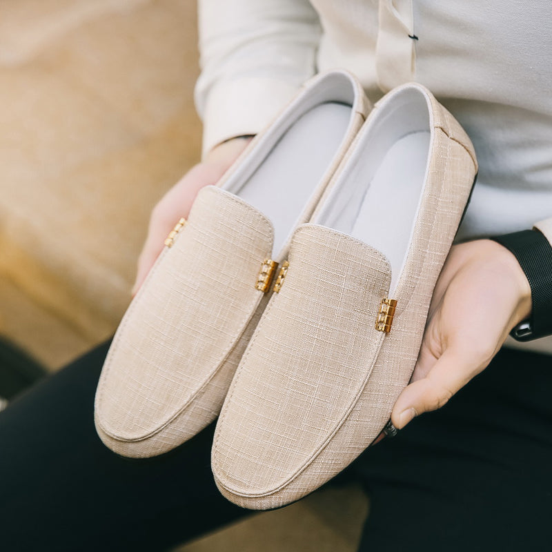 Canvas Slip-On Men's Loafers