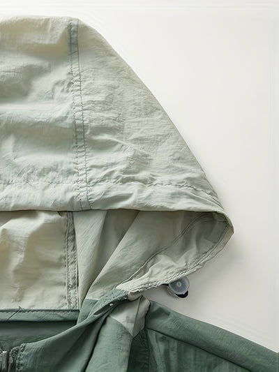 Water-Resistant Hooded Men's Jacket