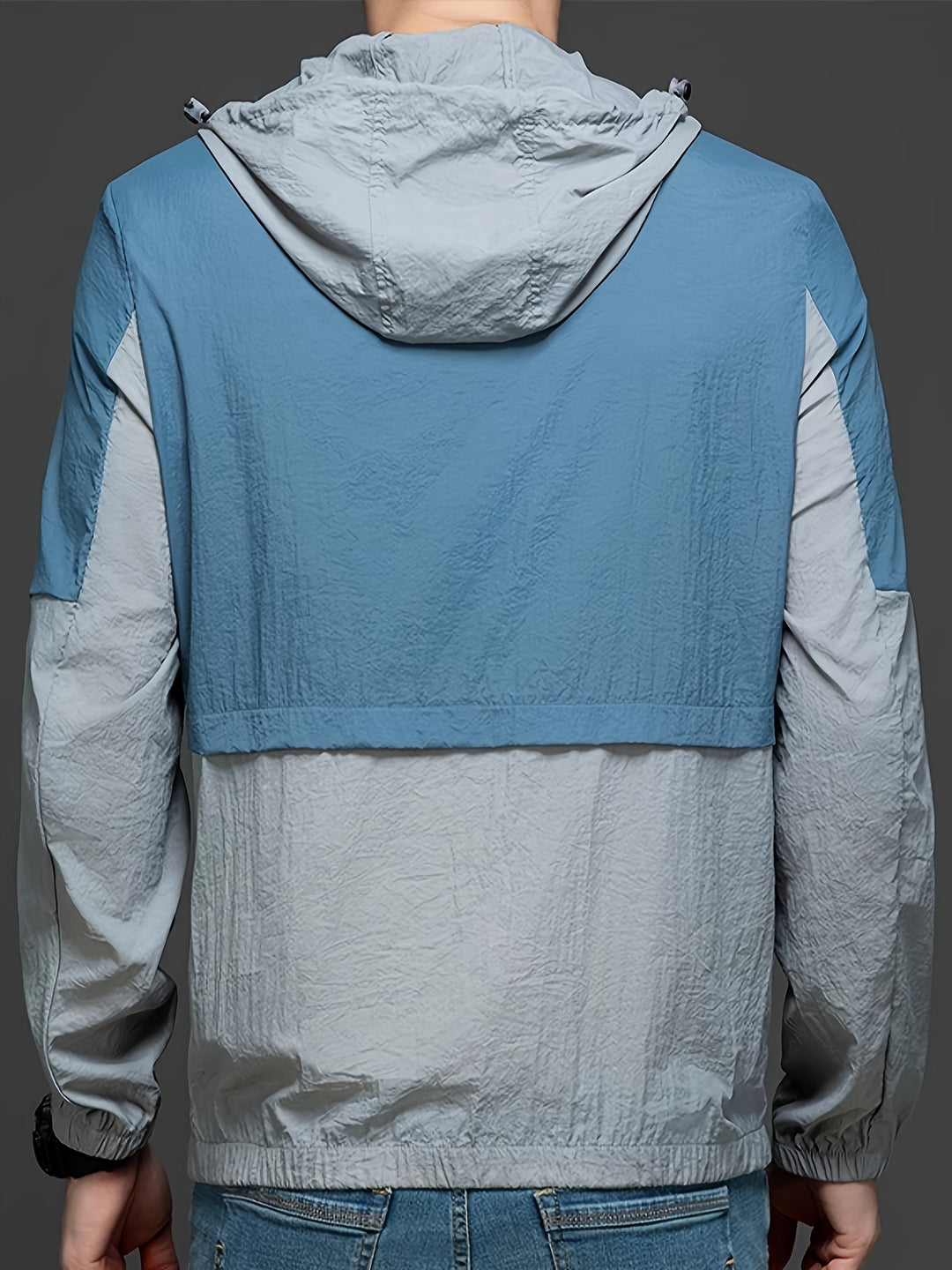 Water-Resistant Hooded Men's Jacket