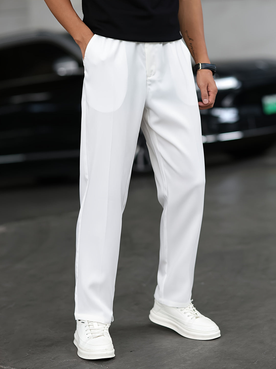 Summer White Pants Men