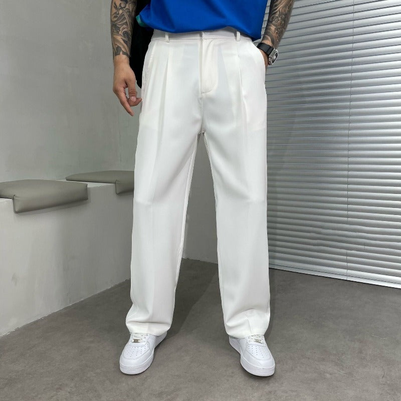 Loose-Fit Straight Leg Men's Pants