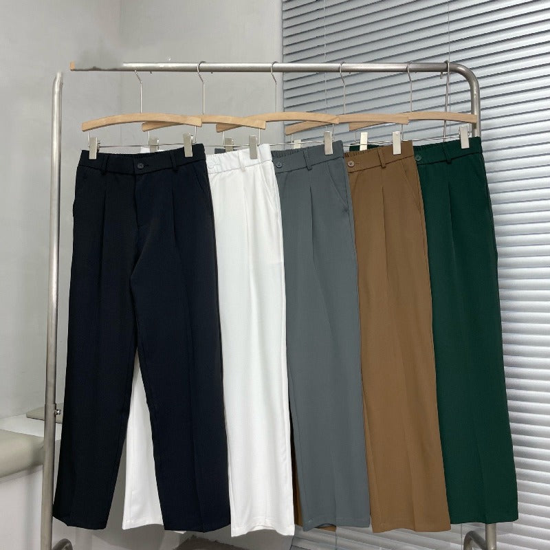 Loose-Fit Straight Leg Men's Pants