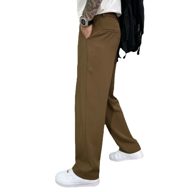 Loose-Fit Straight Leg Men's Pants