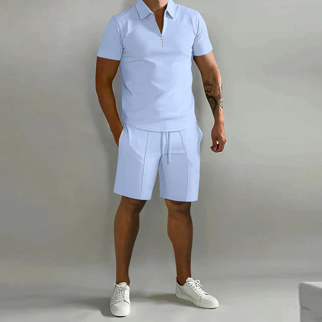 Luxury Polo and Shorts Set