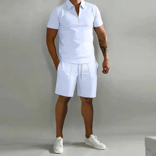 Luxury Polo and Shorts Set