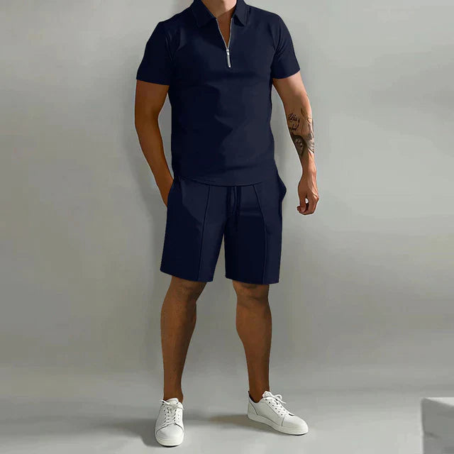 Luxury Polo and Shorts Set