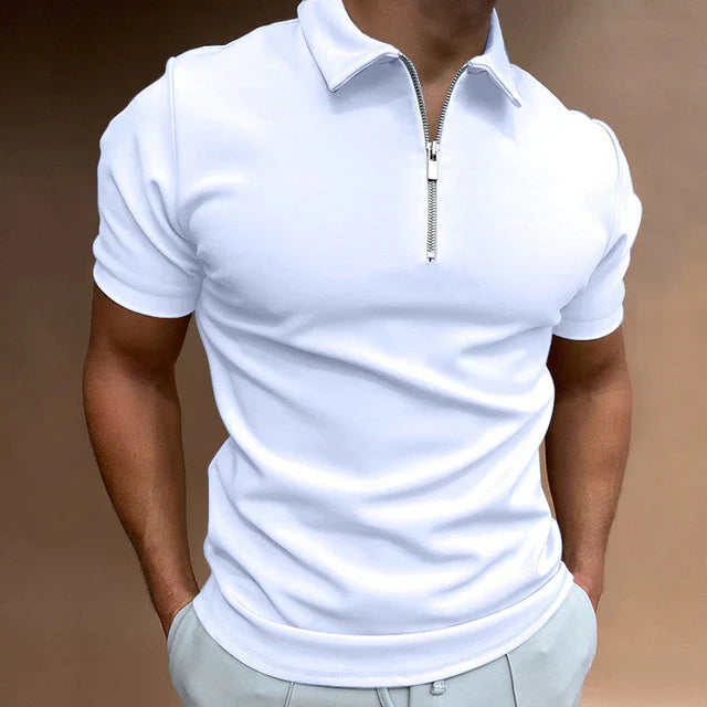 Premium Men's Casuel Zip  Polo
