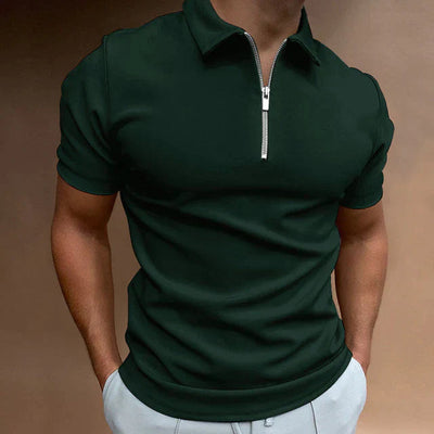 Premium Men's Casuel Zip  Polo