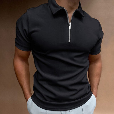 Premium Men's Casuel Zip  Polo