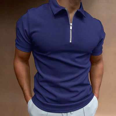 Premium Men's Casuel Zip  Polo
