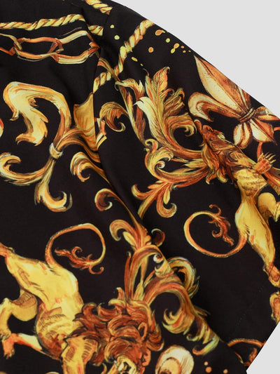Printed Baroque Styple Men's Shirt