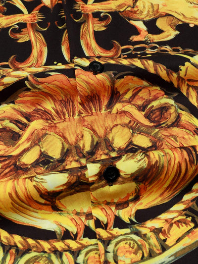 Printed Baroque Styple Men's Shirt