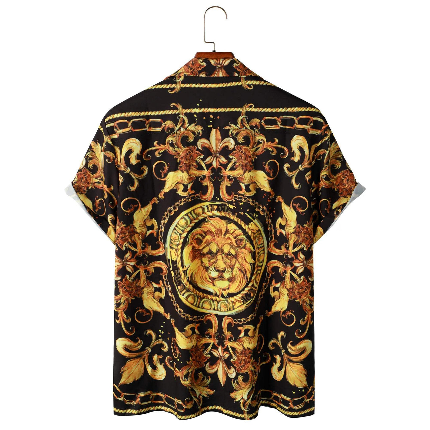 Printed Baroque Styple Men's Shirt
