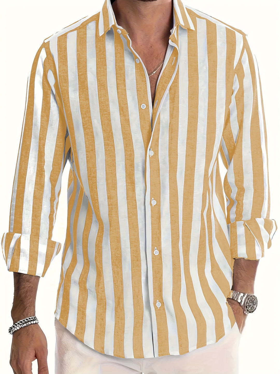 Striped Summer Men's Shirt