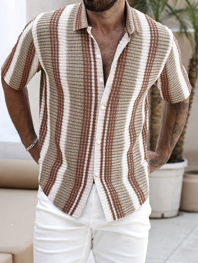 Striped Lightweight Short Sleeve Shirt