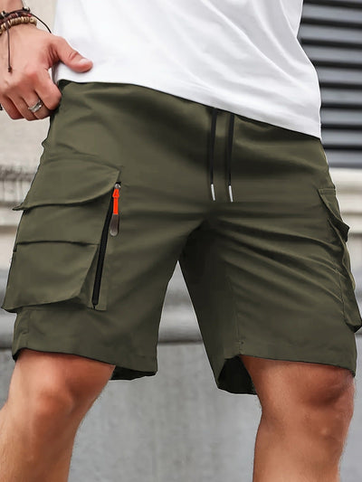 Loose Fit Cargo Shorts Men