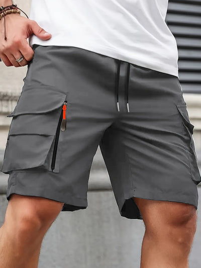 Loose Fit Cargo Shorts Men