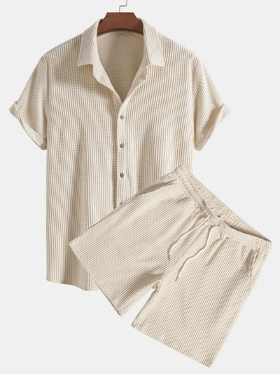 Shorts & Shirt Summer Matching Set Men