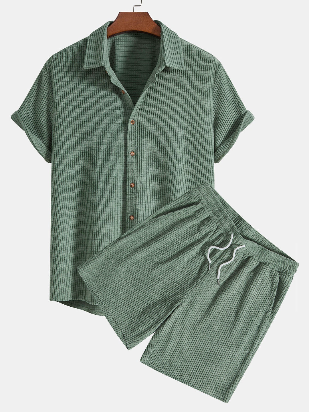 Shorts & Shirt Summer Matching Set Men